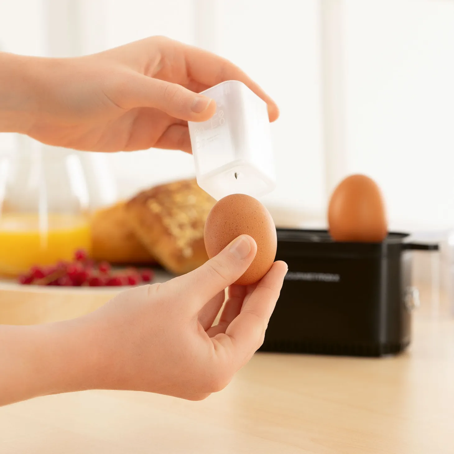 Gourmetmaxx Eierkocher für 1 bis 2 Eier