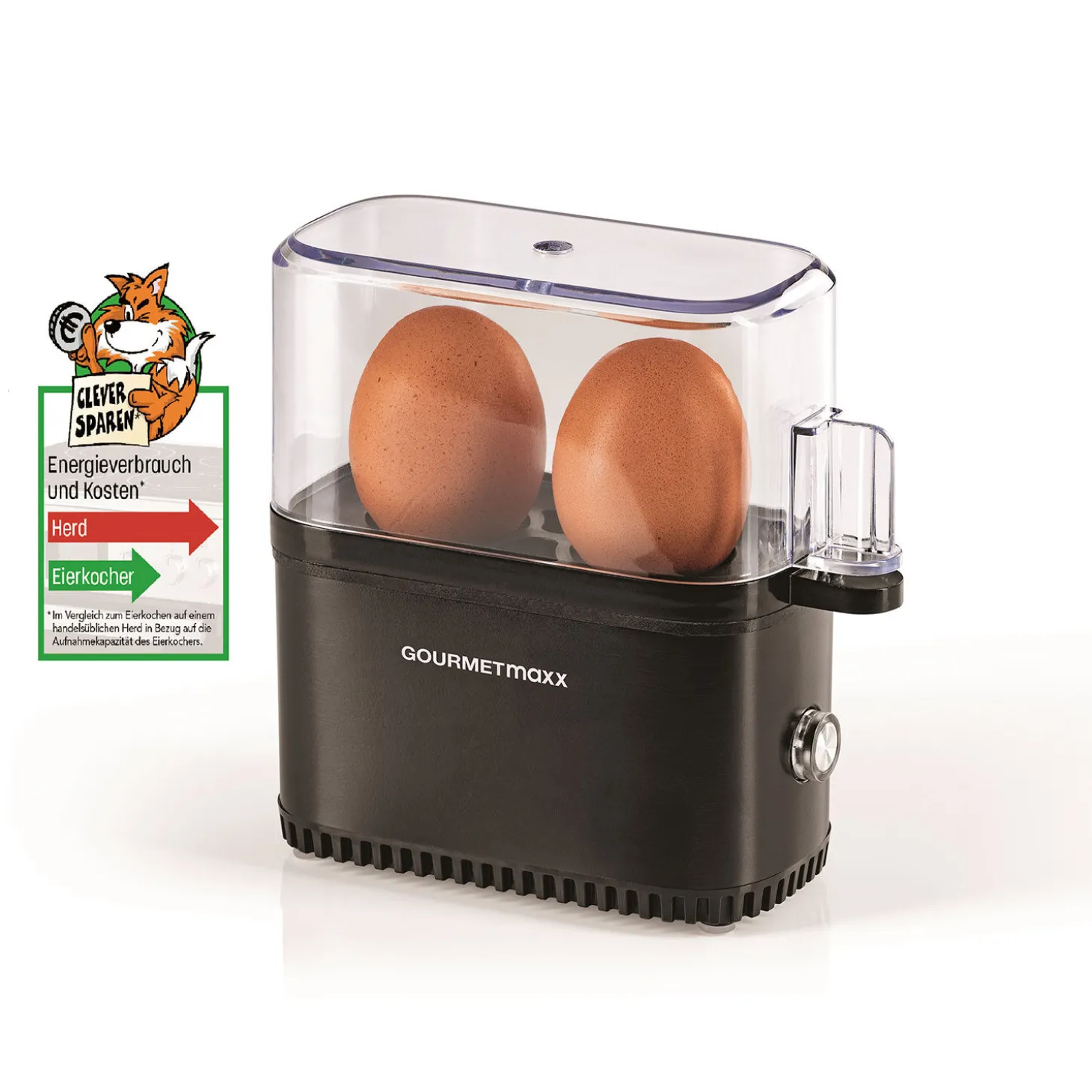 Gourmetmaxx Eierkocher für 1 bis 2 Eier