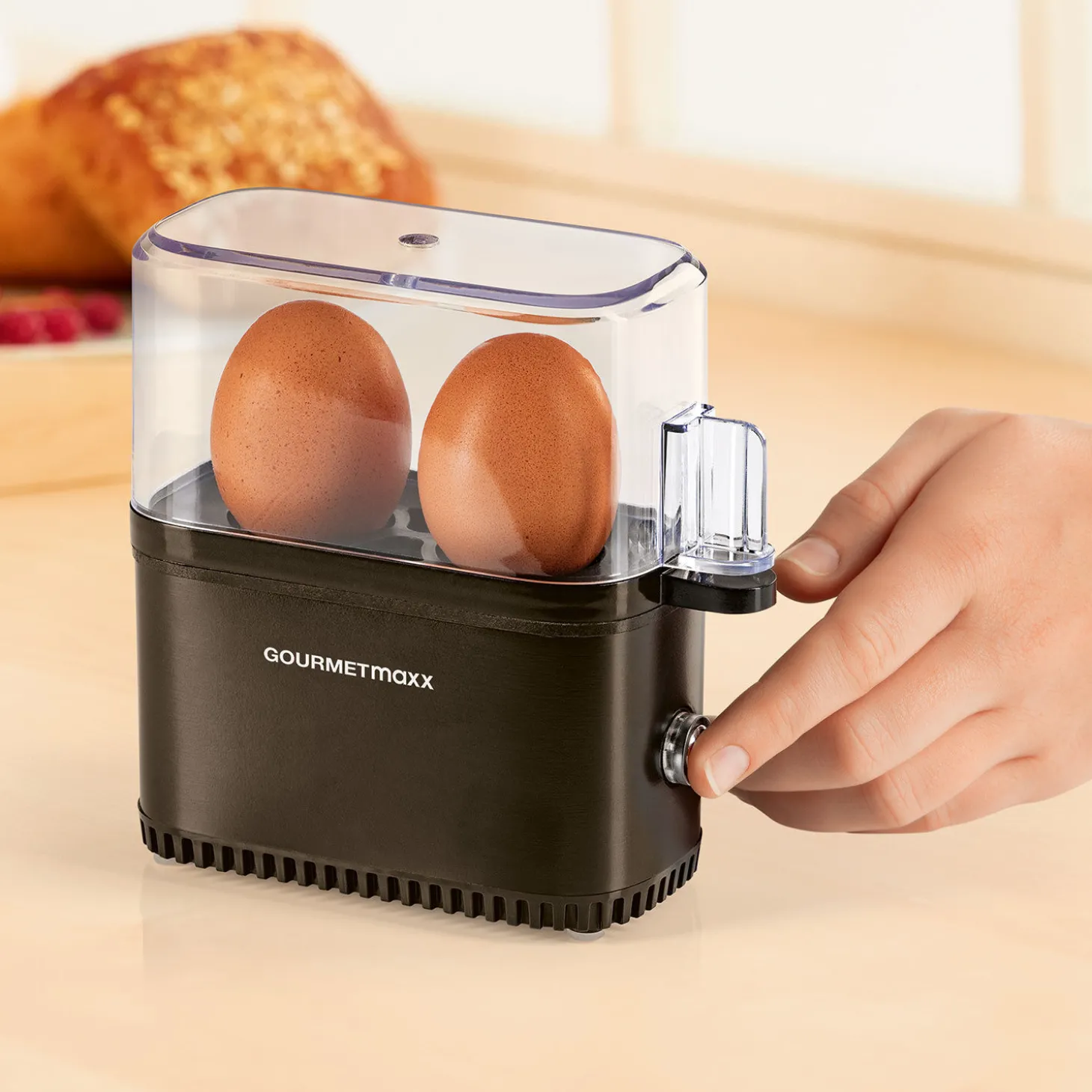 Gourmetmaxx Eierkocher für 1 bis 2 Eier