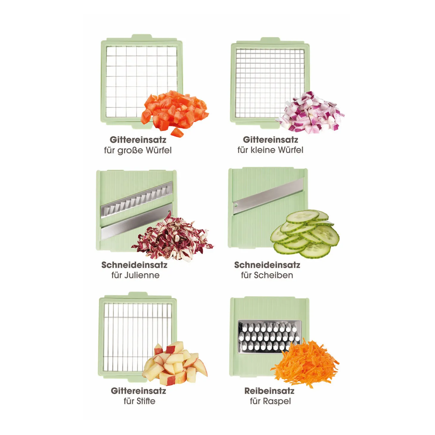 Gourmetmaxx Multischneider 6 in 1