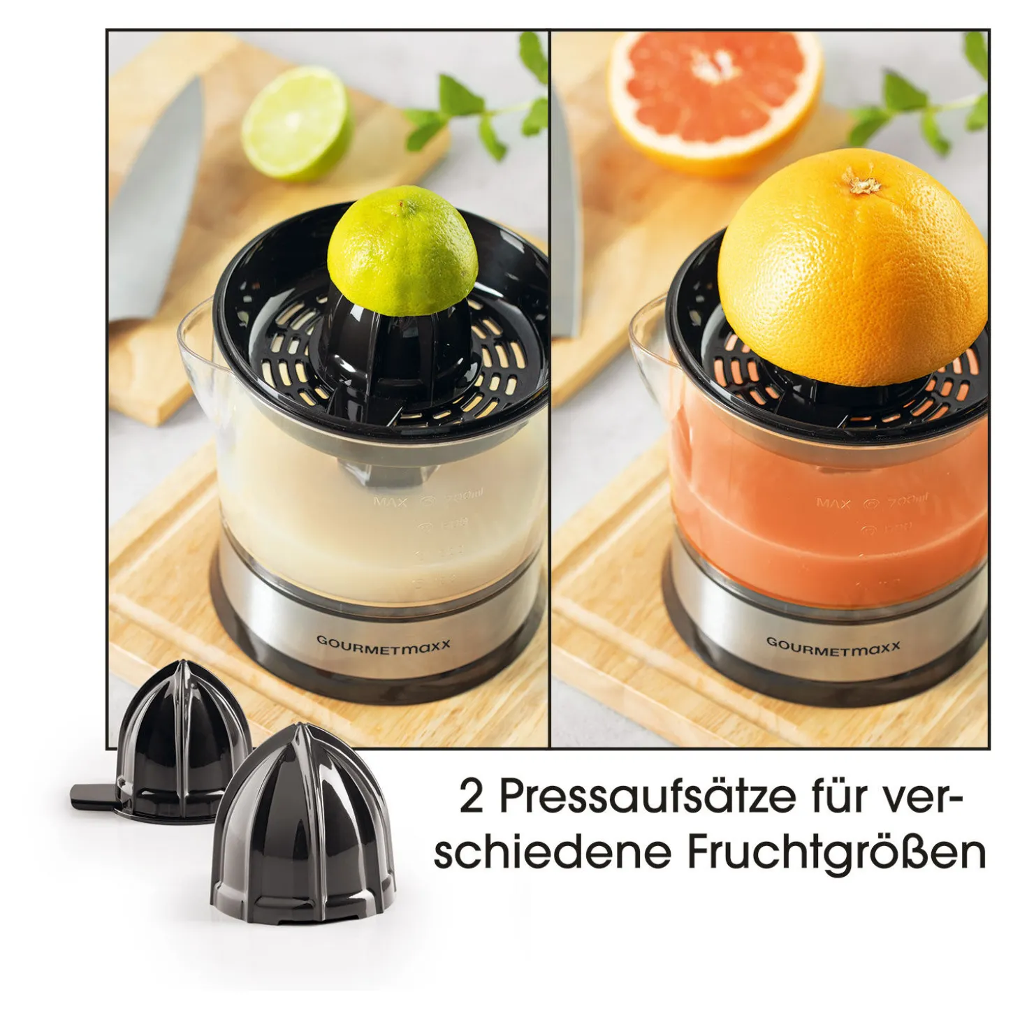Gourmetmaxx Zitruspresse 700 ml