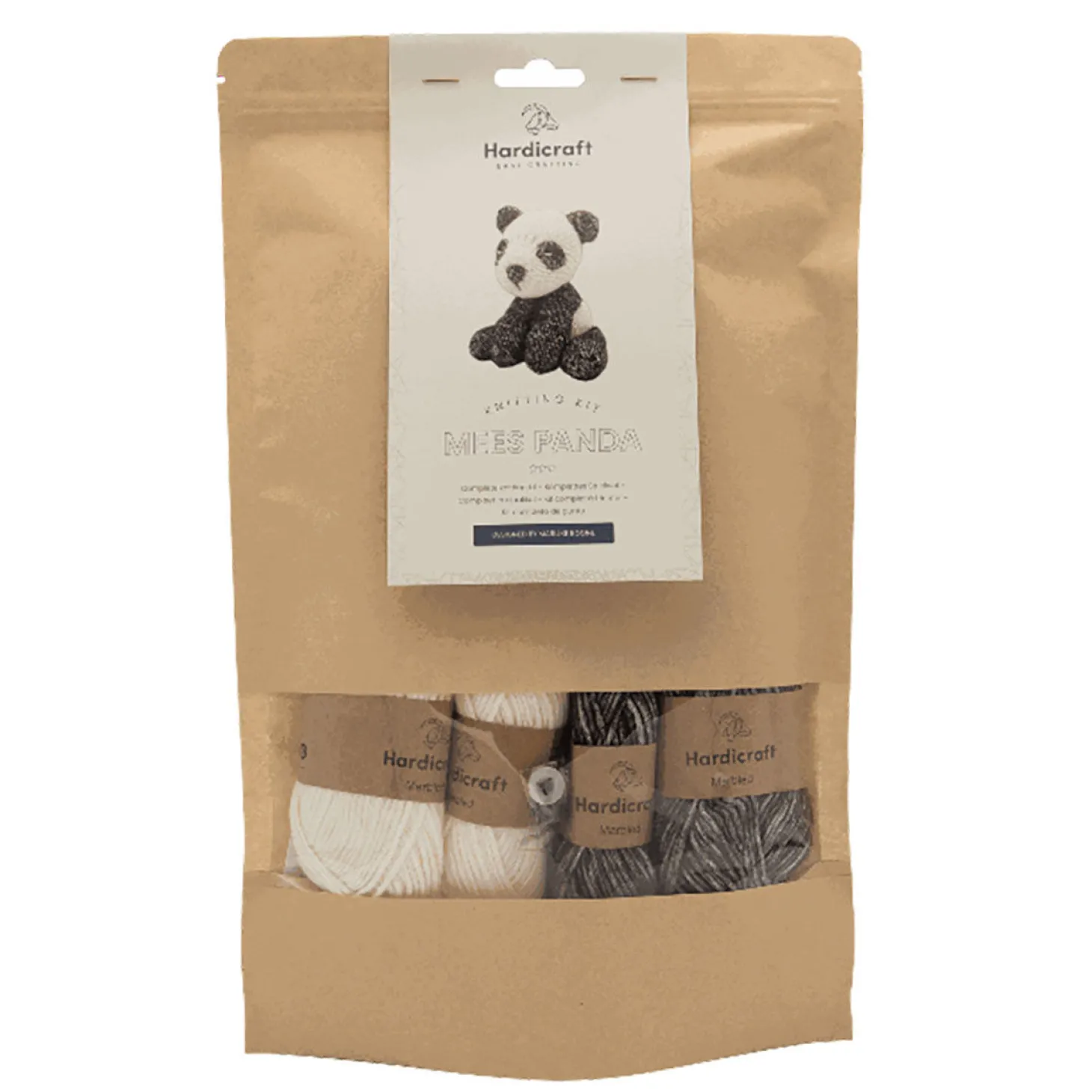 Hardicraft Strickset Panda Mees