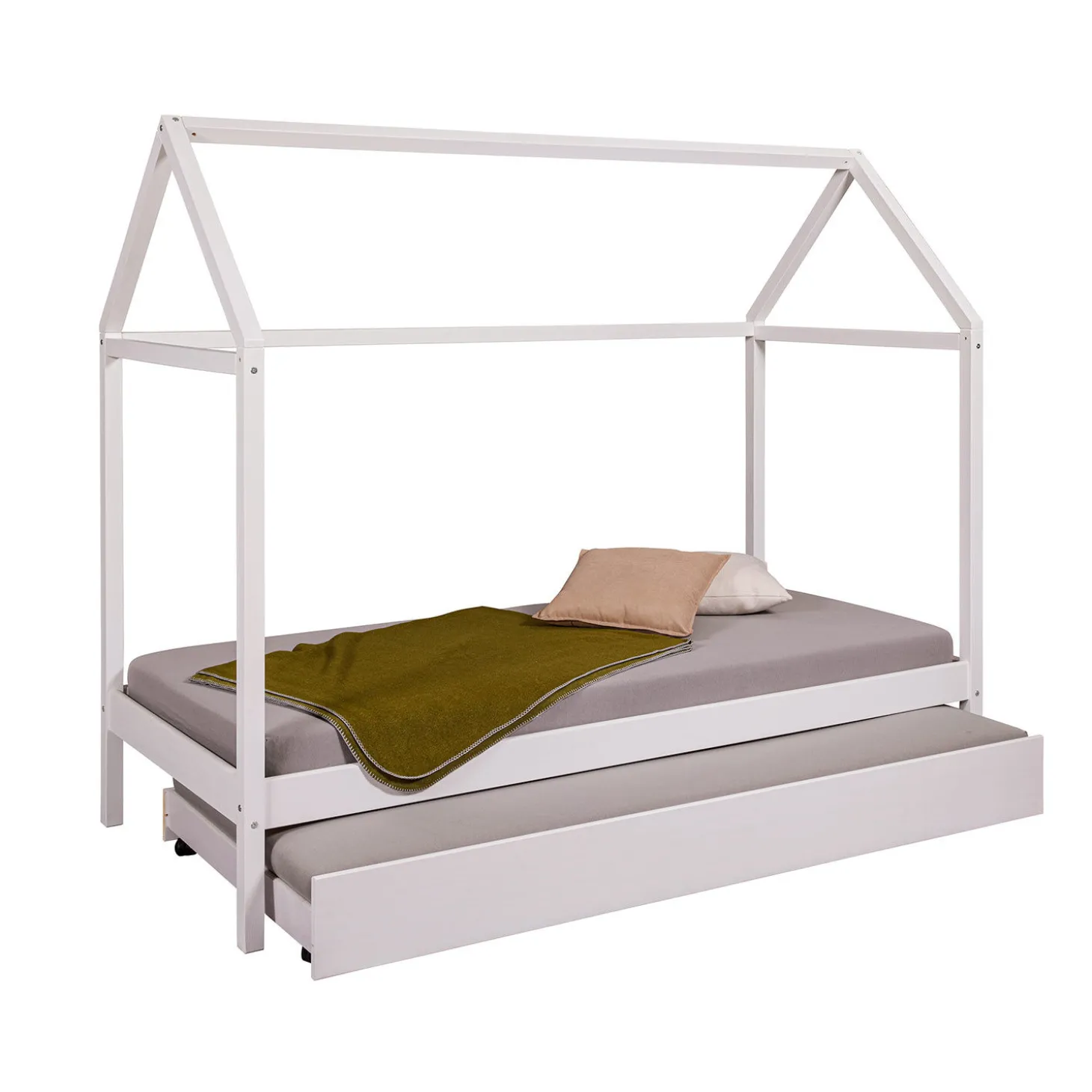 Hausbett aus massivem Kiefernholz