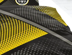 HC LUGANO Bettwäsche schwarz-gelb