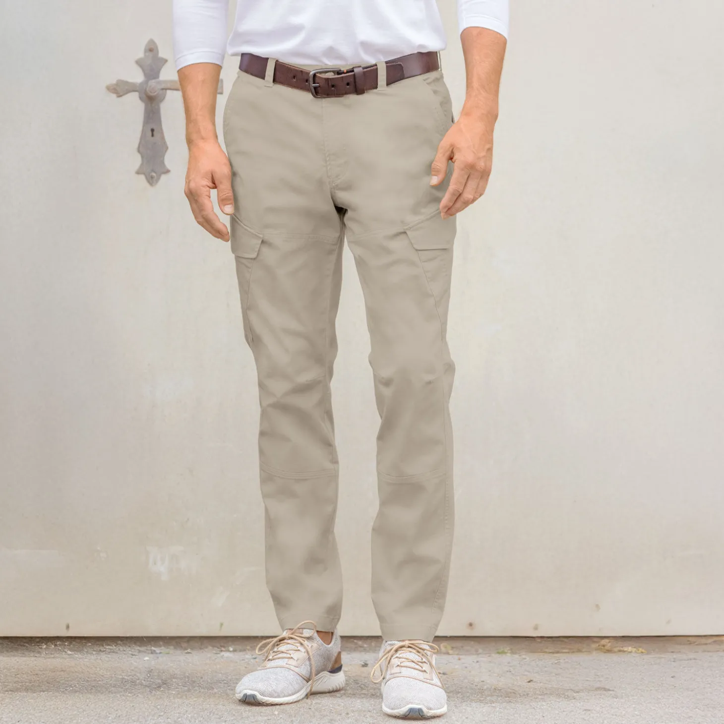 Herren Cargohosen mit Elasthan-Anteil