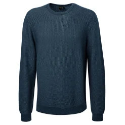 Herren Jacquard Pullover mit Struktur