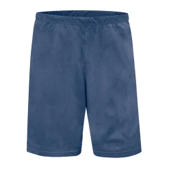 Herren Kurzarmpyjama blau