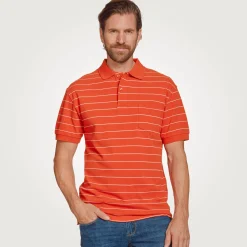 Herren Polo-Piqué-Shirt mit Brusttasche