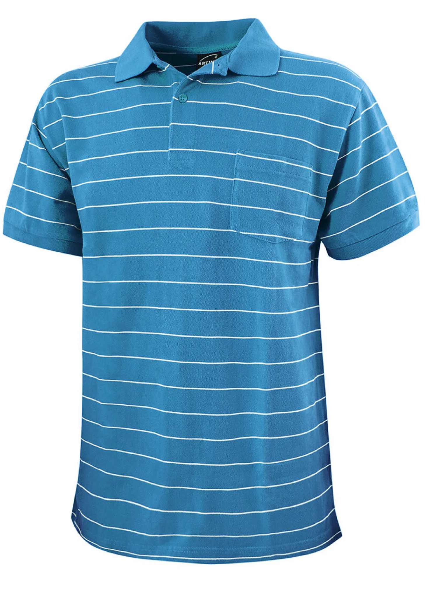 Herren Polo-Piqué-Shirt mit Brusttasche
