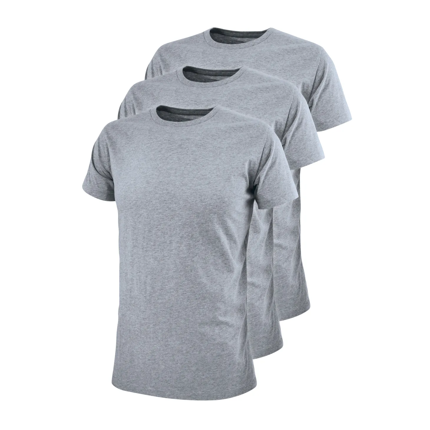 Herren Rundhalsshirt 3er Pack