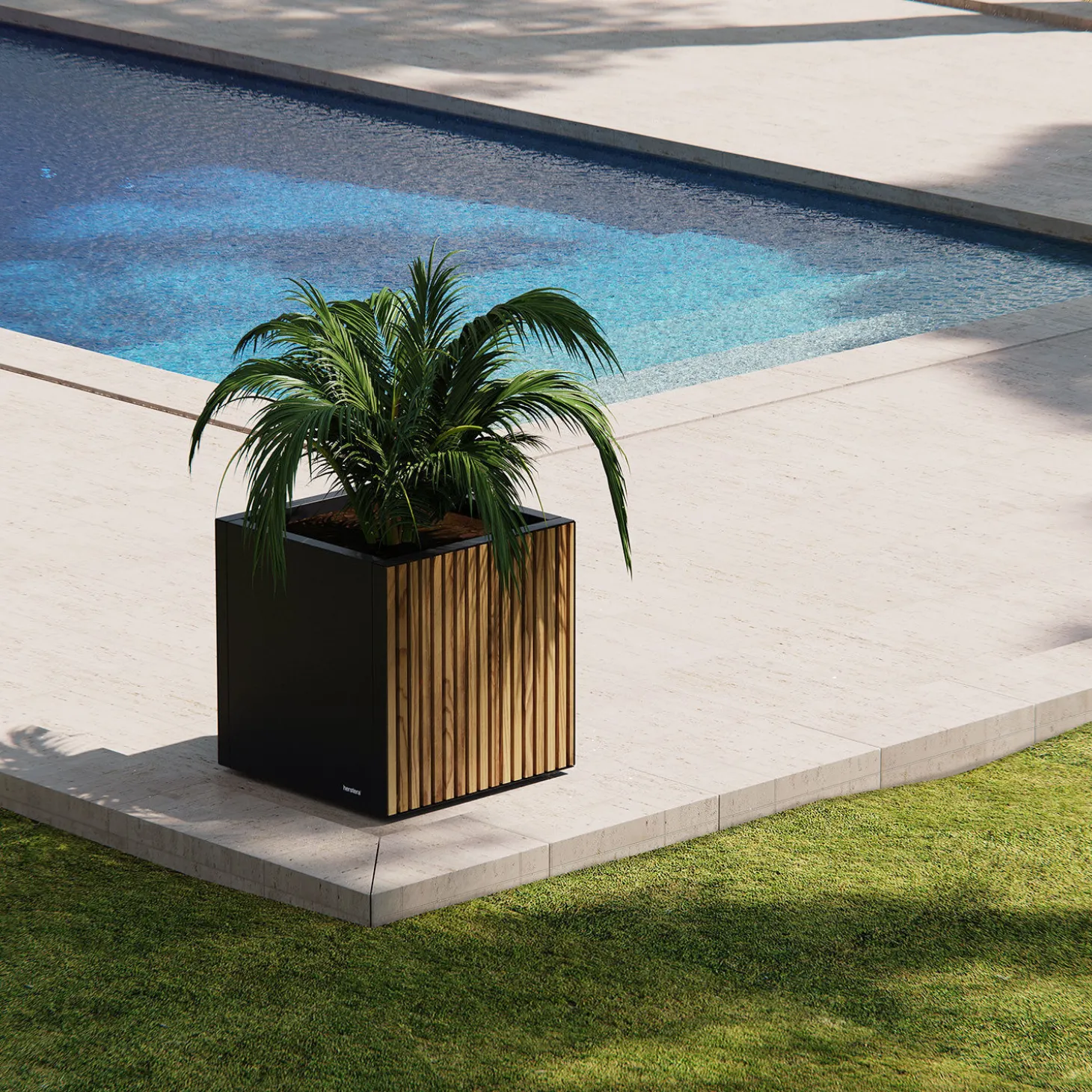 Herstera Deco Planter Hochbeet mit Holzelementen
