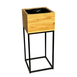 Hochbeet aus Holz/Metall
