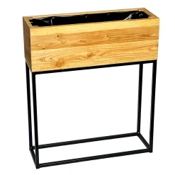 Hochbeet aus Holz/Metall