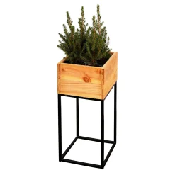 Hochbeet aus Holz/Metall