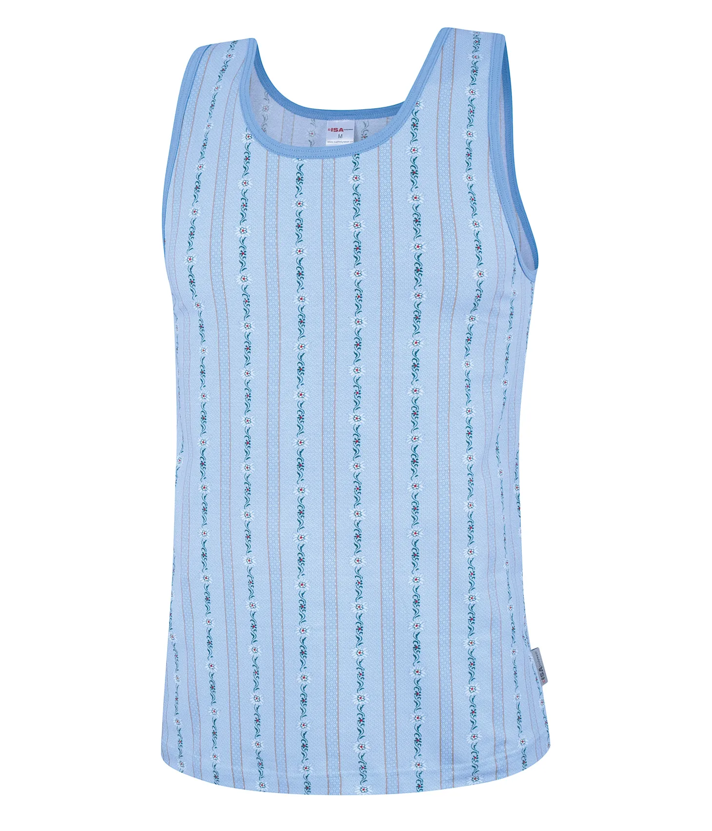 ISA Herren Edelweiss Shirt ohne Ärmel