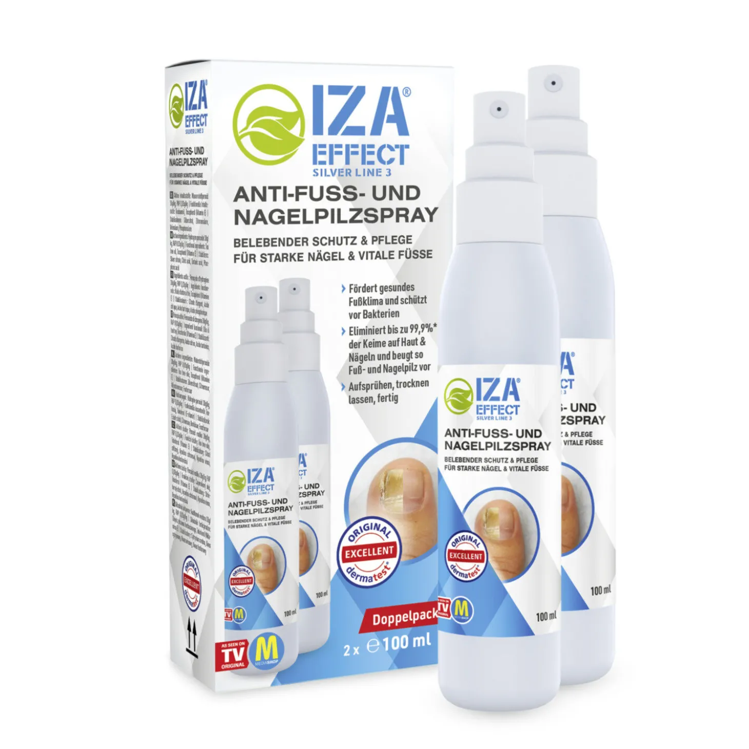 IZA Effect Fuss- und Nagelpilzspray Duo 2x100ml