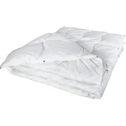 4-Jahreszeiten Karo- Duvet aus Entendaunen
