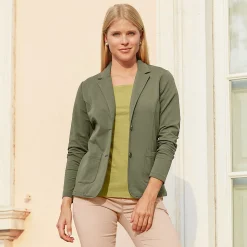 Jersey Blazer Baumwolle und Elasthan