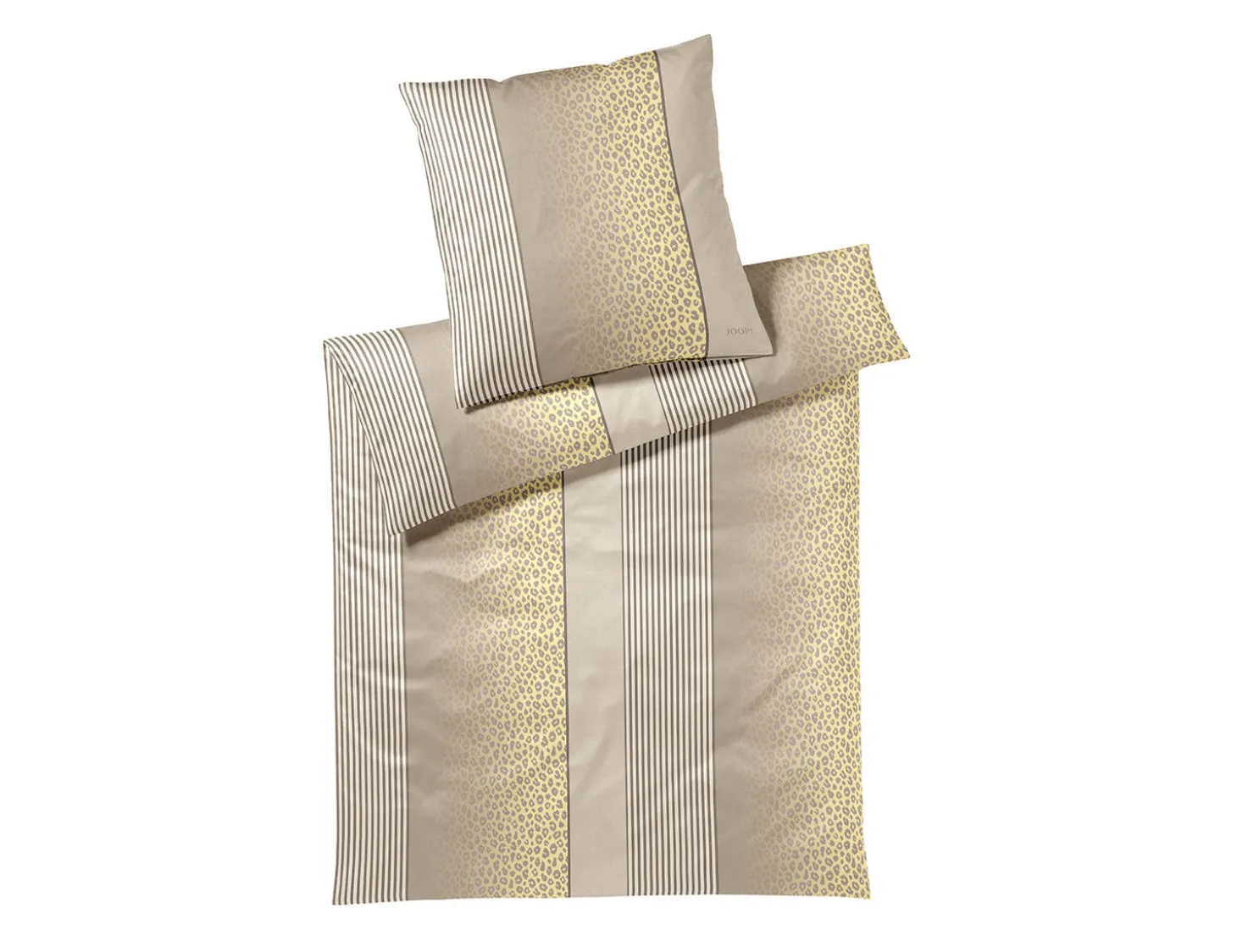 JOOP! Satin Bettwäsche Leo mit Leopardenmuster
