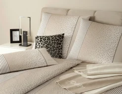 JOOP! Satin Bettwäsche Leo mit Leopardenmuster