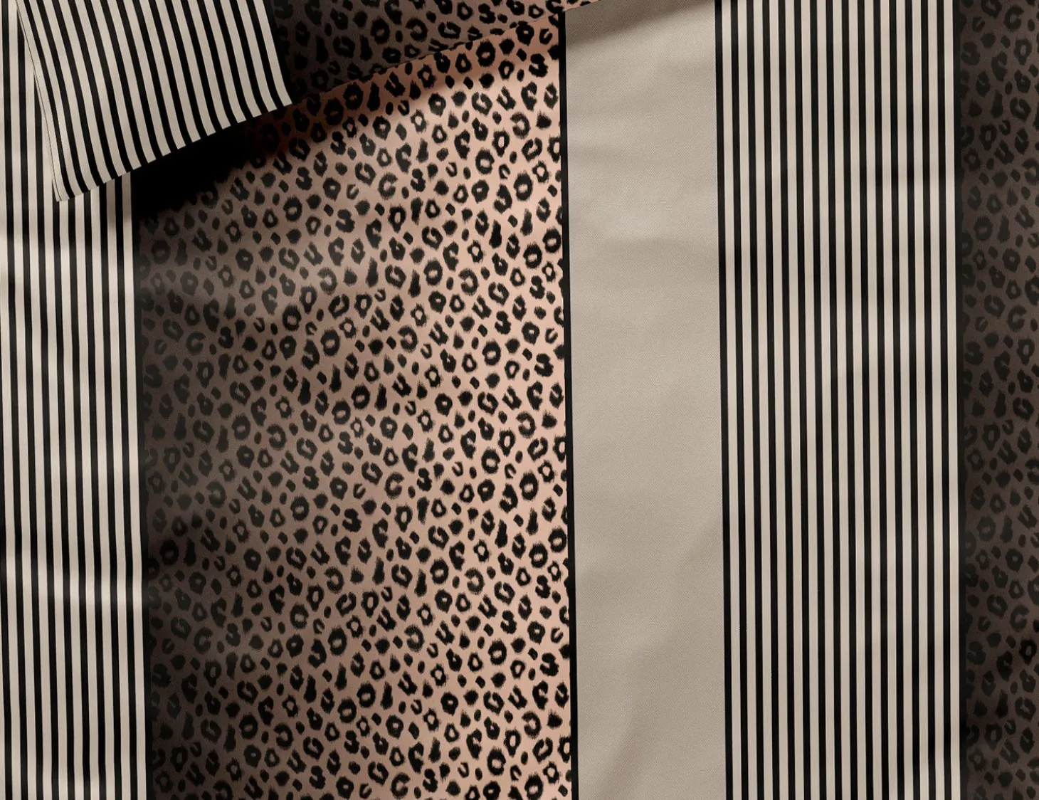 JOOP! Satin Bettwäsche Leo mit Leopardenmuster