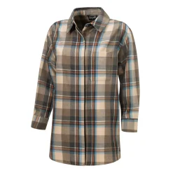 Karierte Long-Flanellbluse von Artime