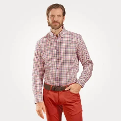 Kariertes Casual Herren-Flanellhemd von Artime