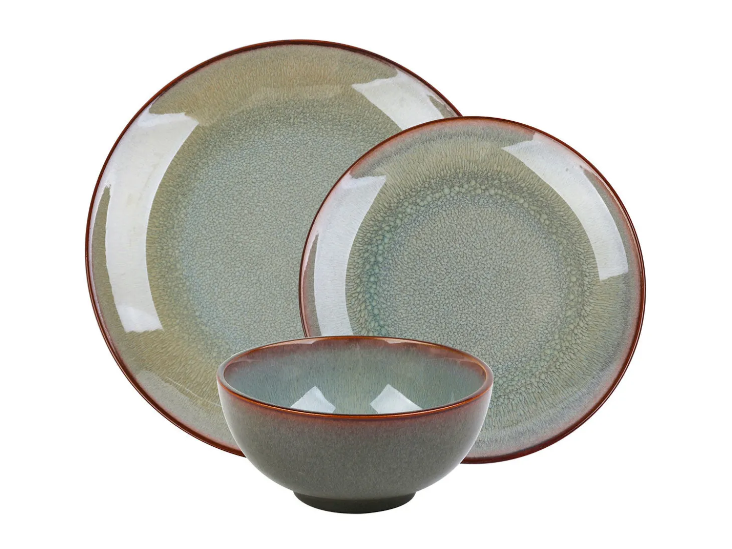 Keramik Geschirr-Set Grado, 18-teilig