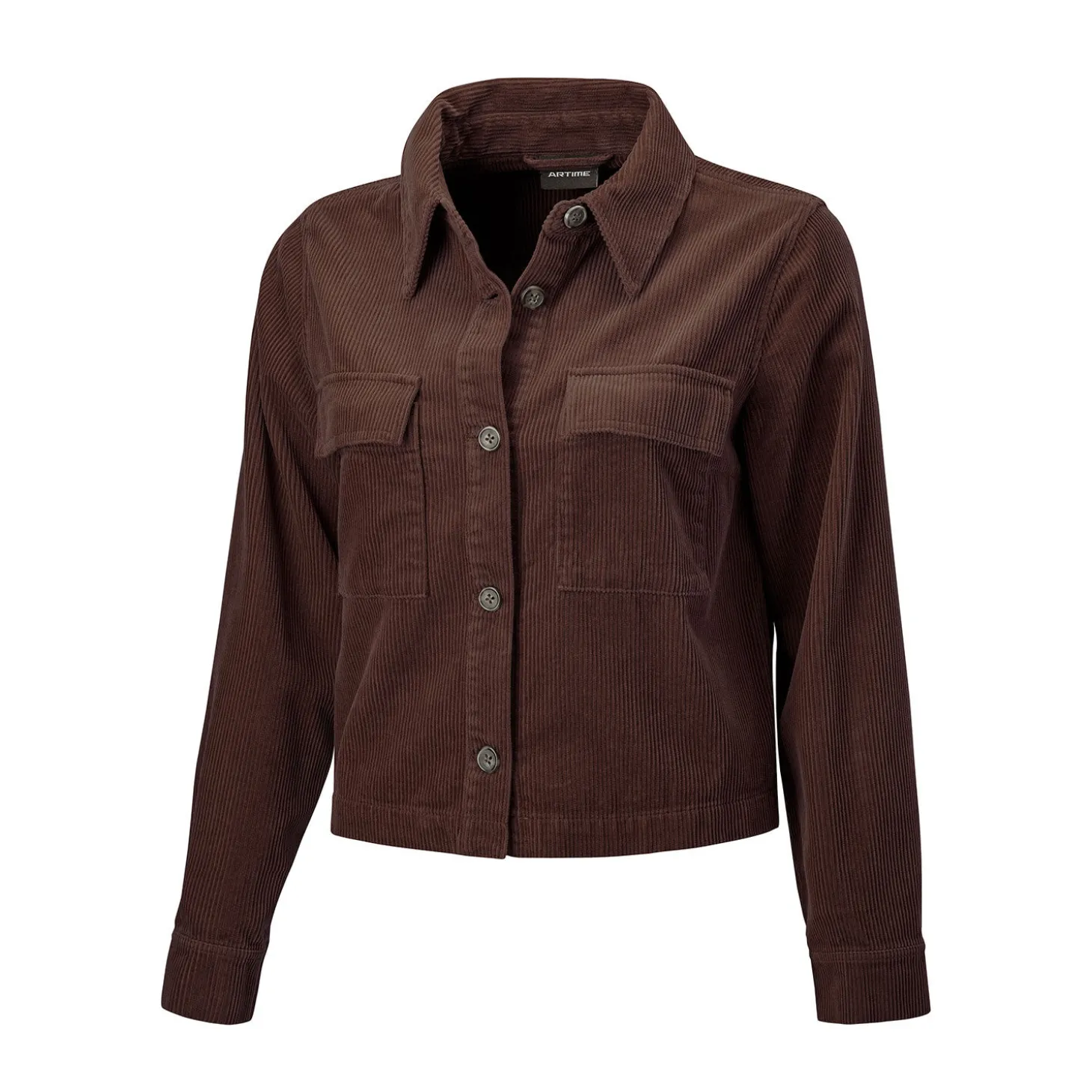 Kurz geschnitten Cordjacke