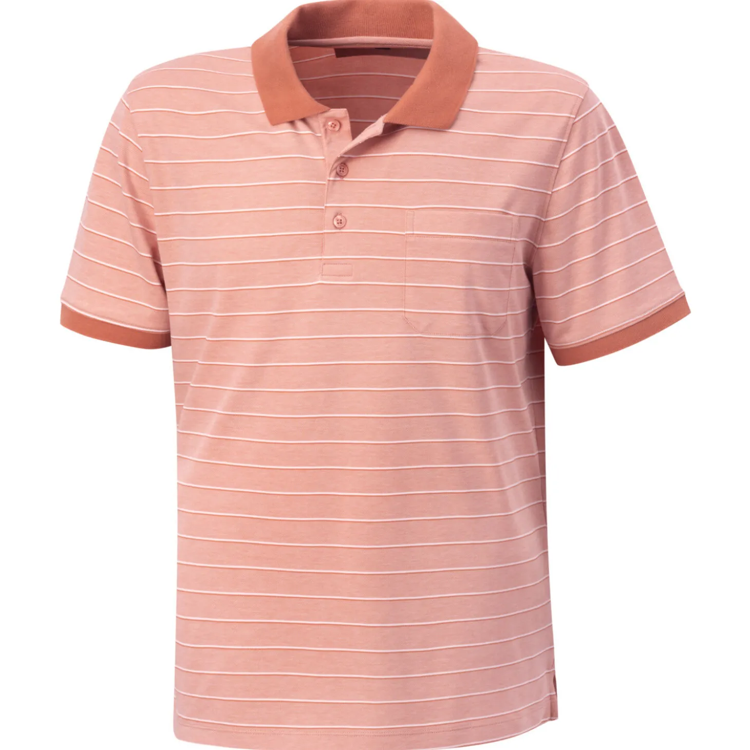 Kurzarm Poloshirt gestreift für Herren