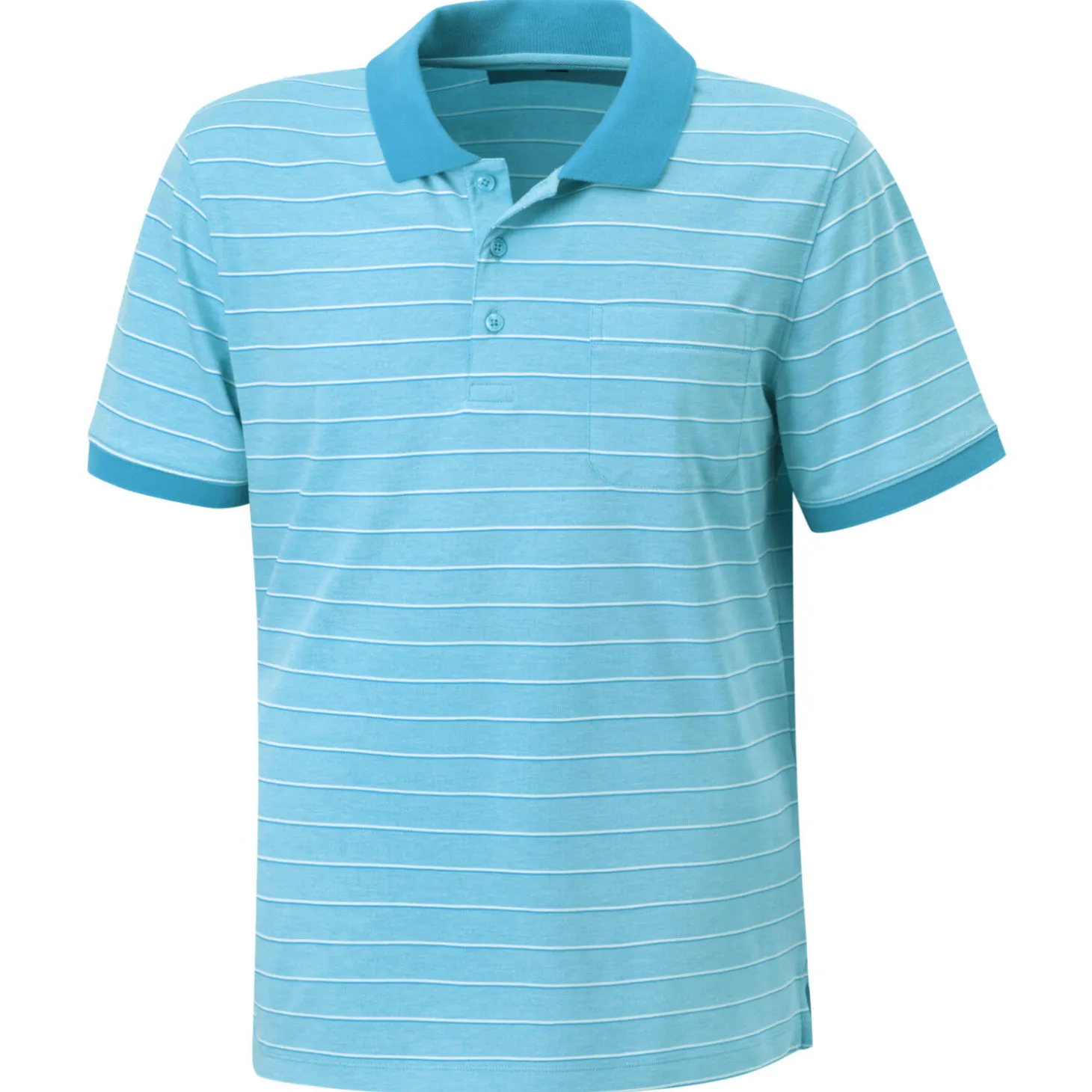 Kurzarm Poloshirt gestreift für Herren