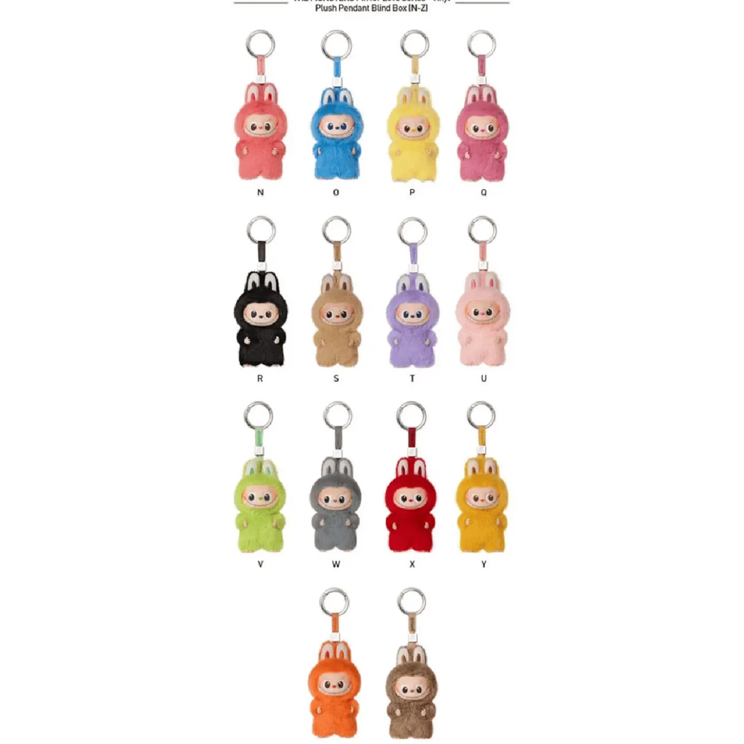 Labubu The Monster «Pin for Love Series», Gruppe N-Z, Blindbox