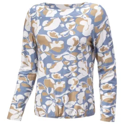 Langarm-Bluse bedruckt