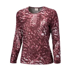 Langarmshirt mit abstraktem Animalprint