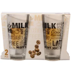 Latte Macchiato Becher 350 ml, 2er-Set