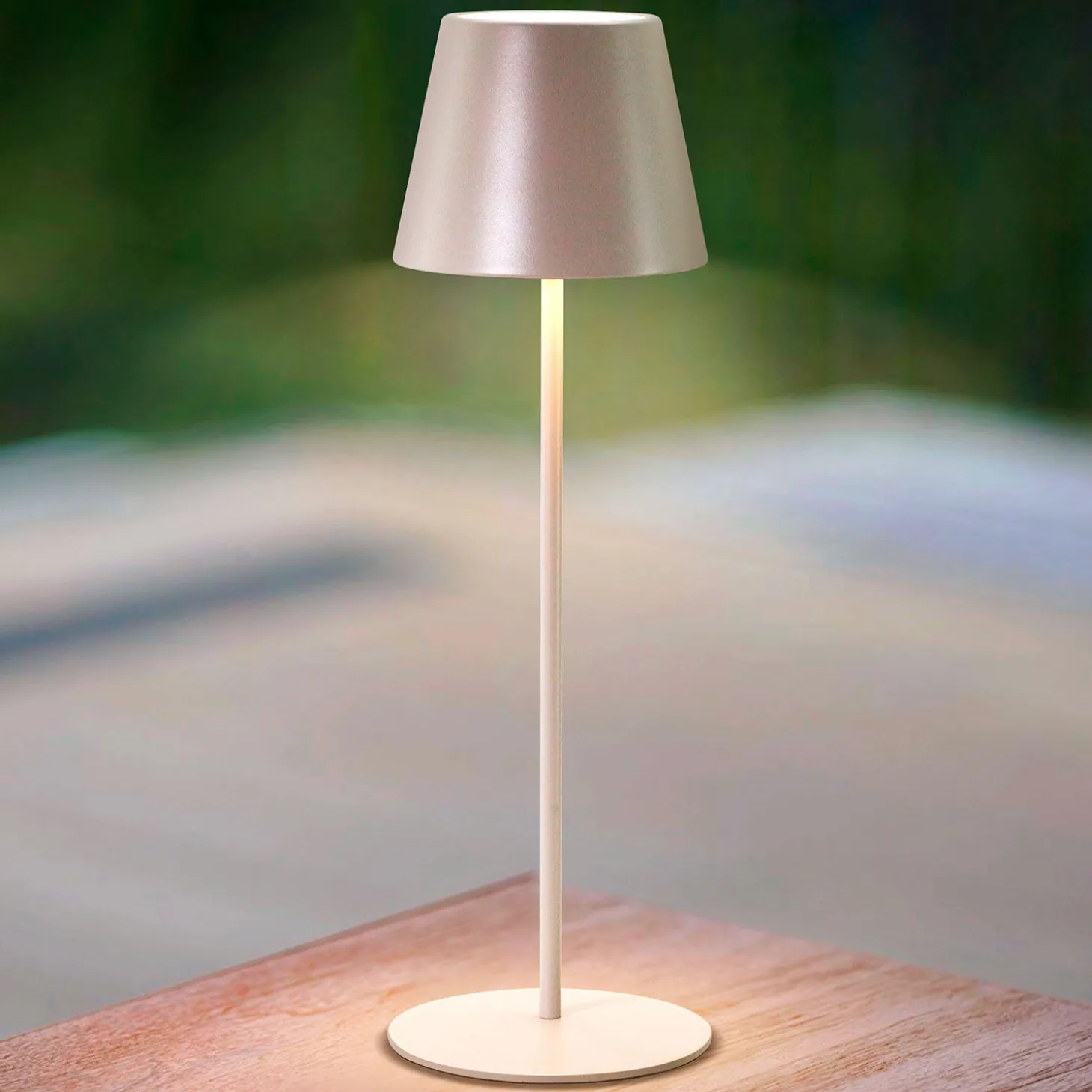 LED Tischleuchte Mia, RGB, für In- und Outdoor
