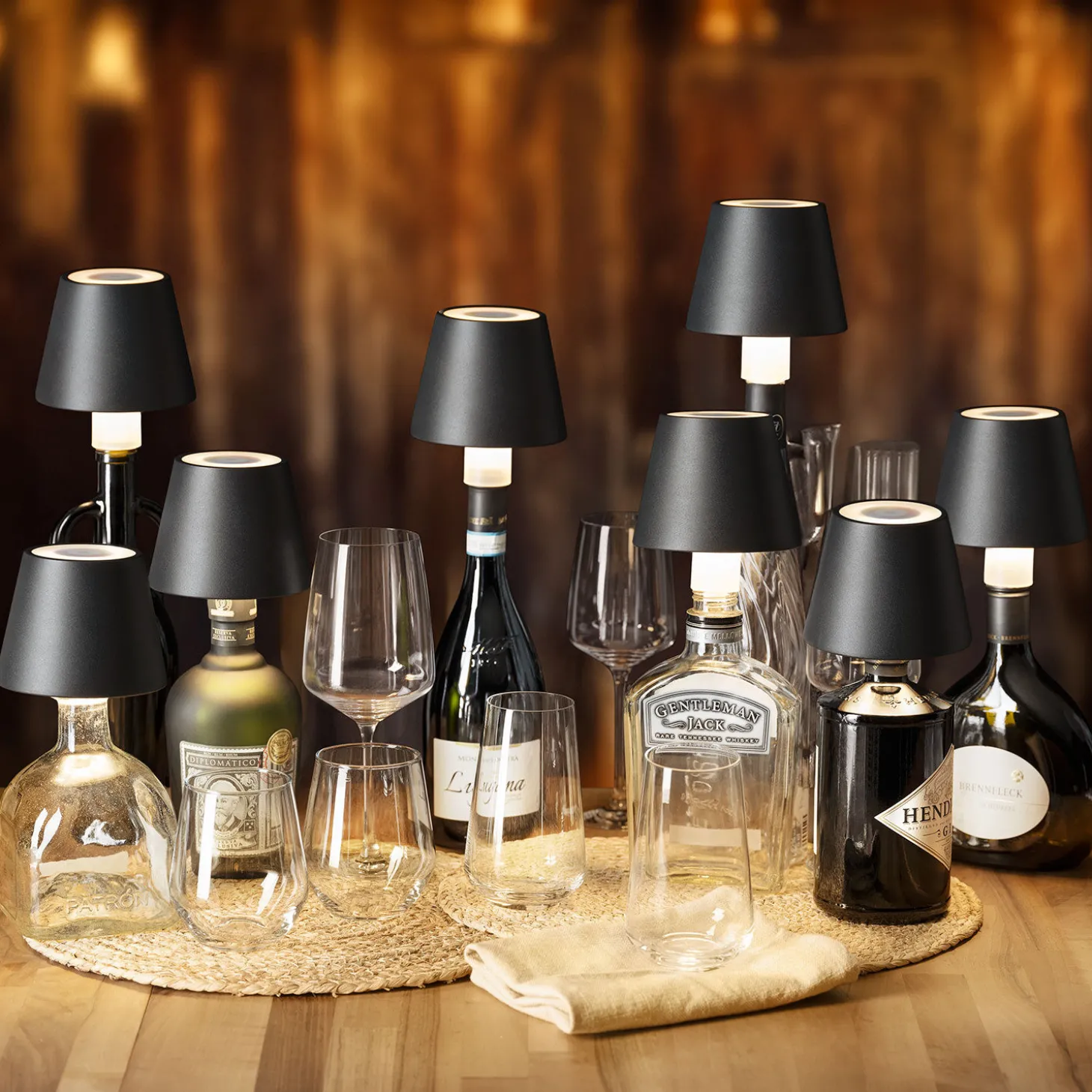 LED-Flaschenlampe, RGB, für Inn- und Outdoor