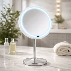 LED-Kosmetik-Standspiegel Onno