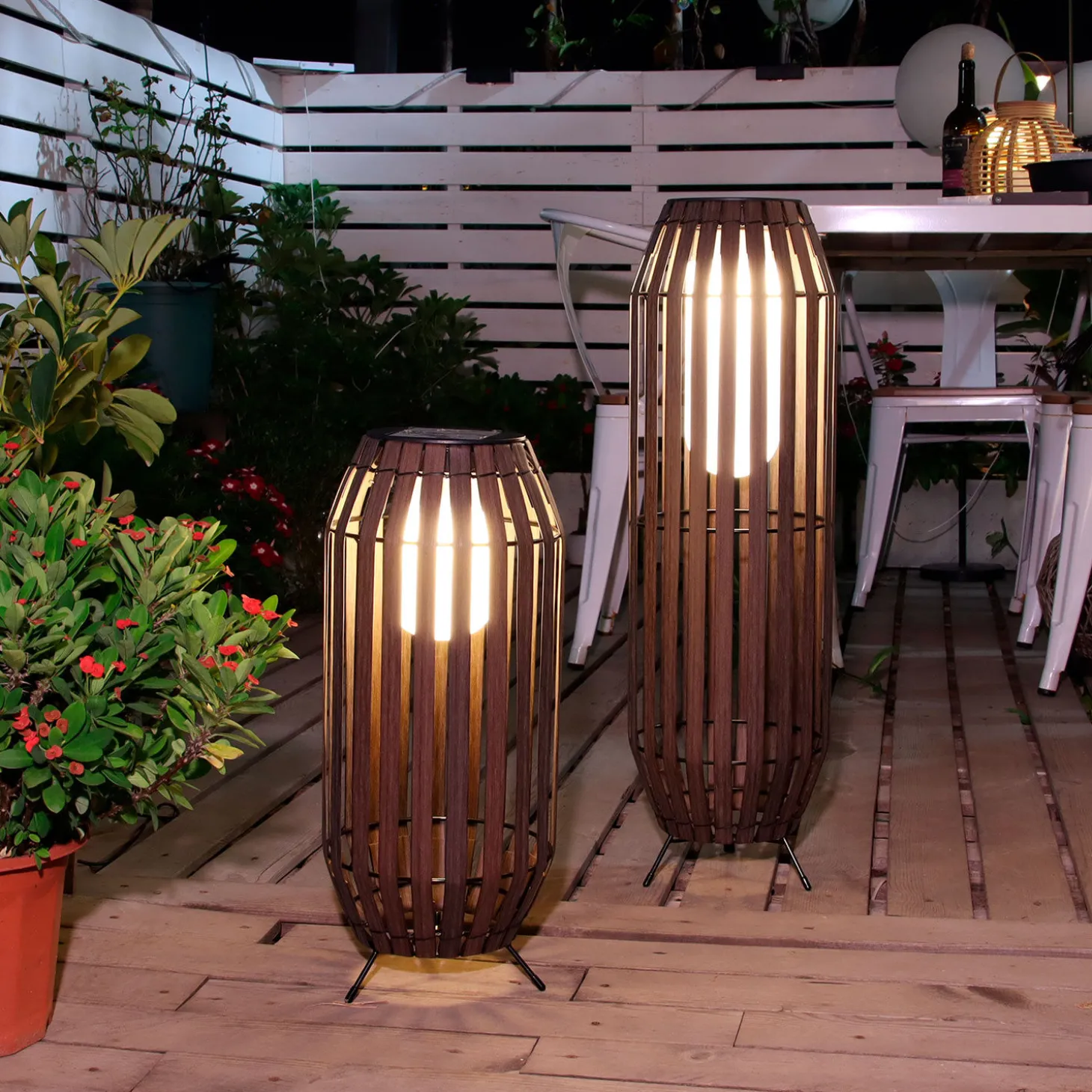 LED-Solar-Laterne