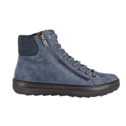 Legero Schnür-Stiefelette aus Veloursleder mit Gore-Tex