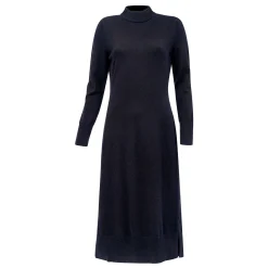 Leicht tailliertes Midi Strickkleid