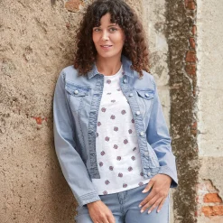 Leichte Damen Jeansjacke