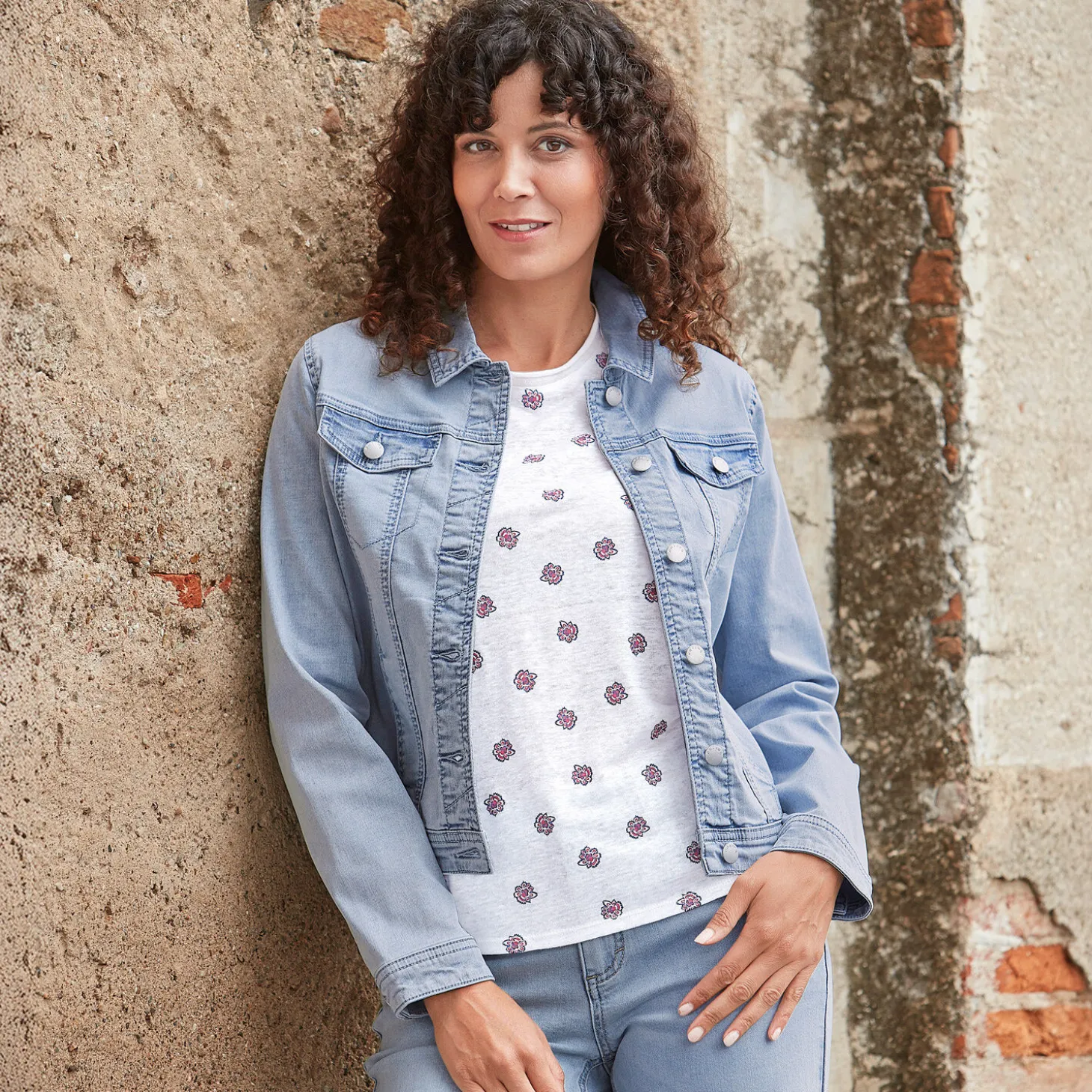 Leichte Damen Jeansjacke