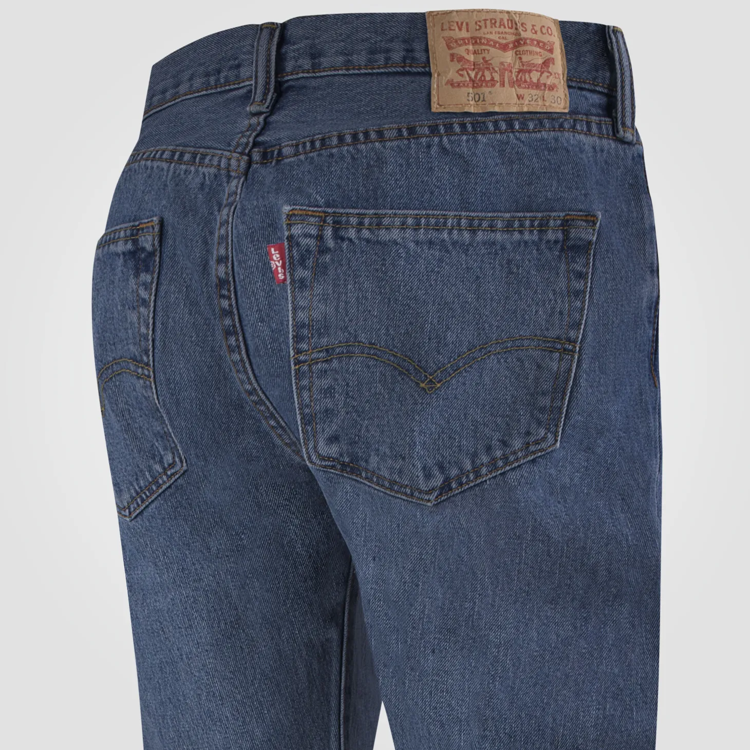Levi's 501 Herren Jeans mit Knopfleiste