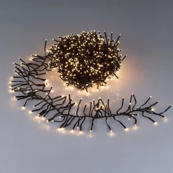 Lichterkette Cluster, warmweiss