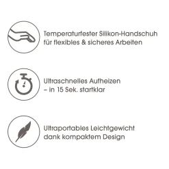 Livington Steam Touch Reinigungs-Dampfhandschuh