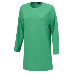 Longshirt mit Rundhalsausschnitt und Rippmuster