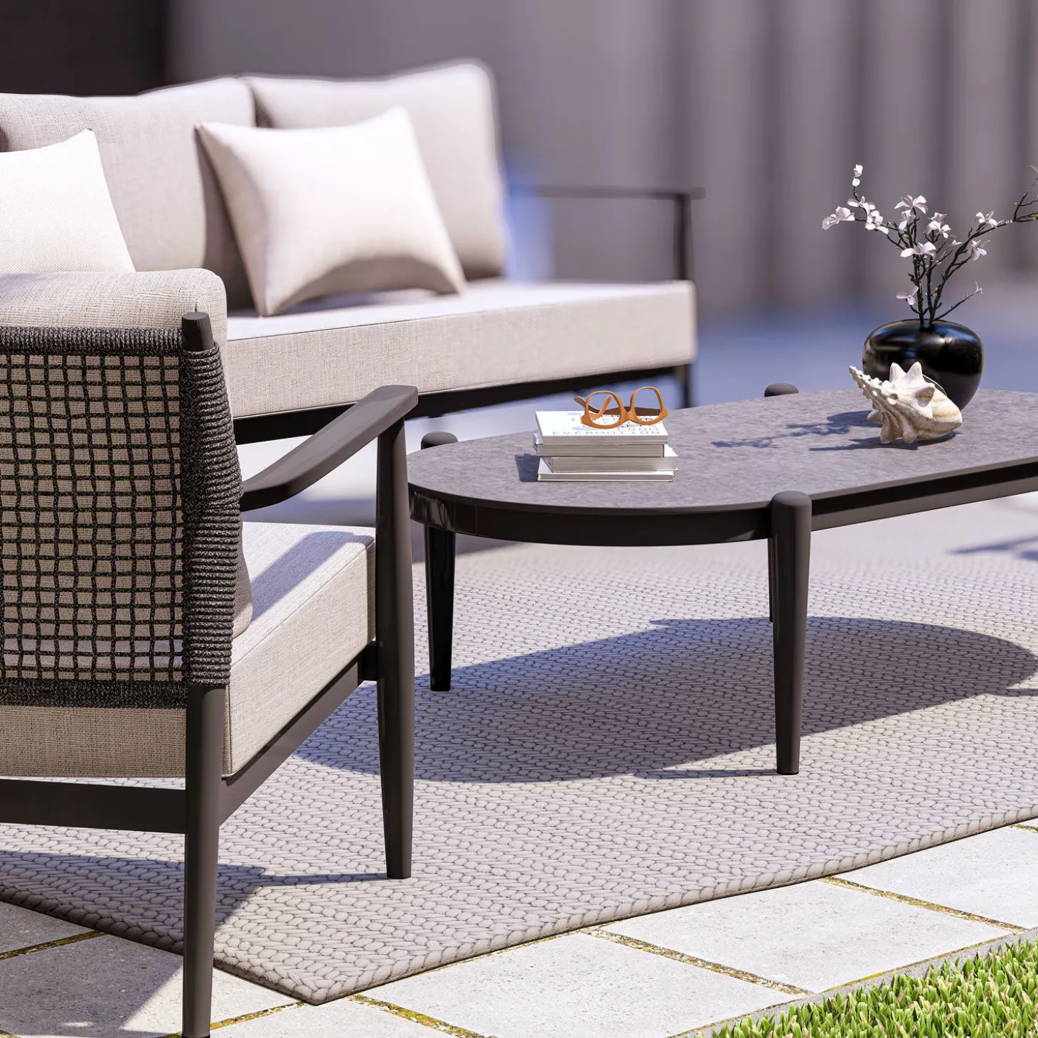 Lounge-Set Sakura, 4-teilig