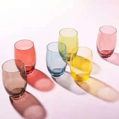 Lunasol Trinkglas Optima Multicolor 6er-Set