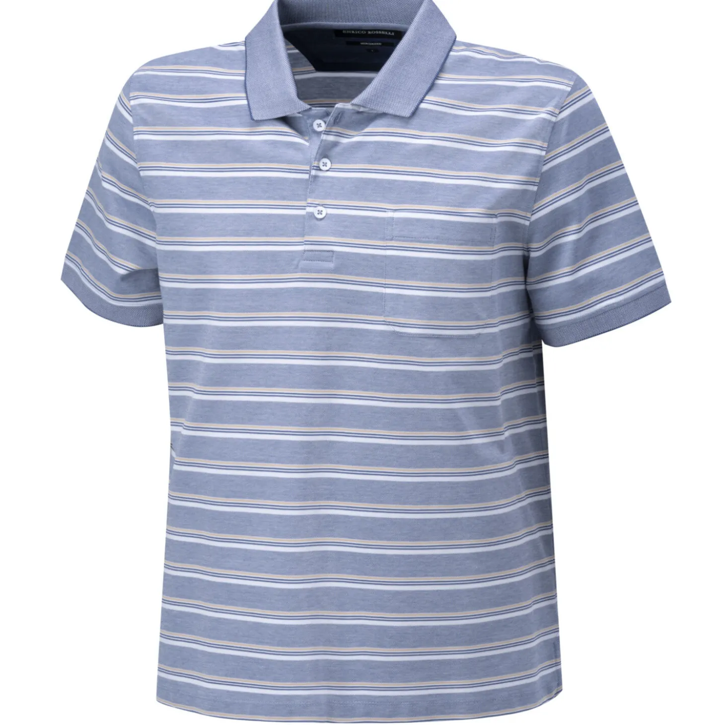 Mercerisiertes Poloshirt gestreift für Herren